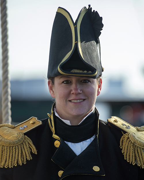 Official photo of Commanding Officer Billie Farrell