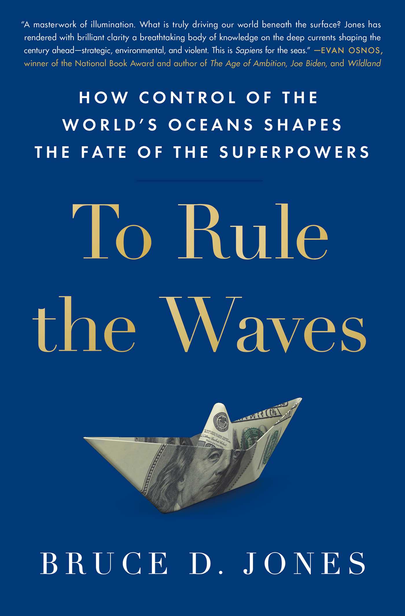 Large title cover with red and orange tinted photo of waves